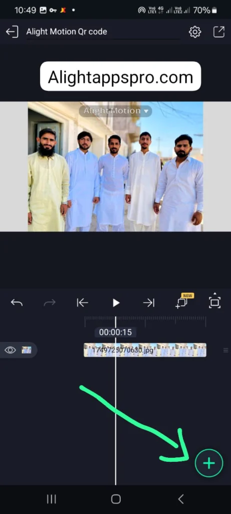 Import Video in Alight Motion Mod APK