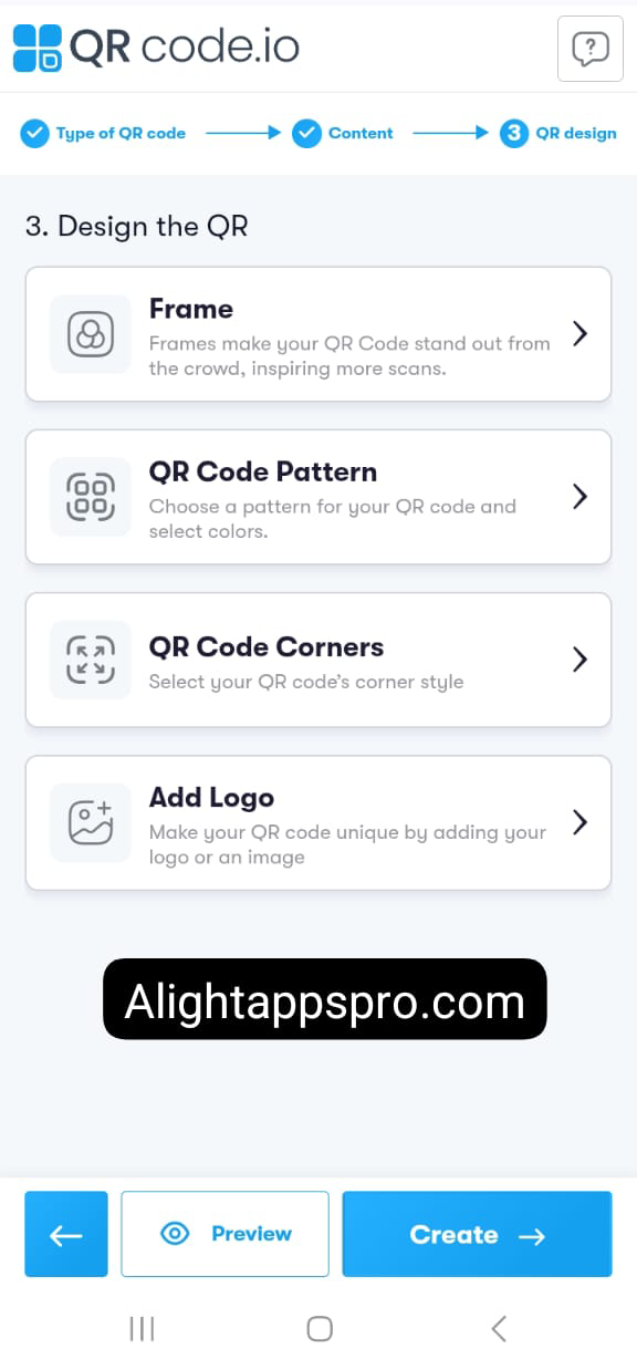 Design Qr code