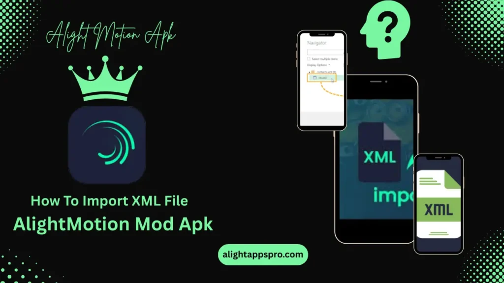 How to Import an XML File in Alight Motion
