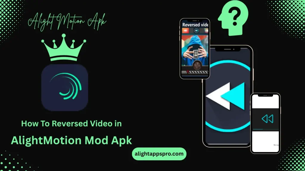 How to reverse video in alightmotion